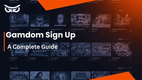 gamdom sign up.